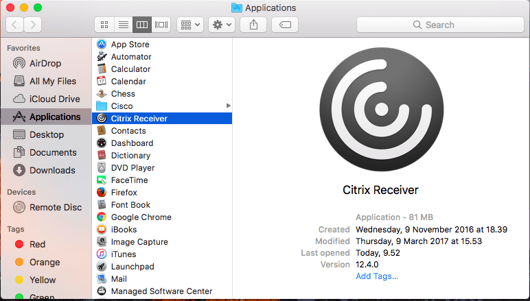 citrix plugin for mac